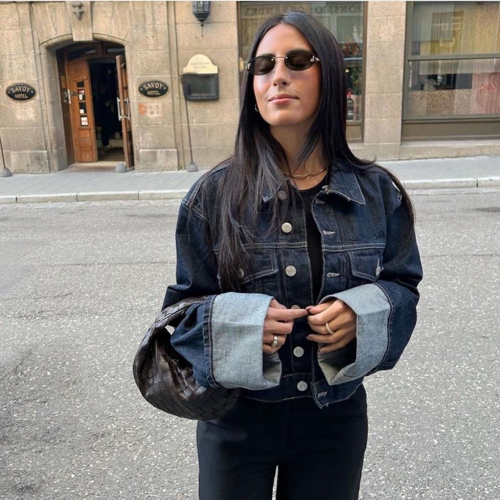 Damen Frühjahrssatz mit Cropped-Jacke und Hose
