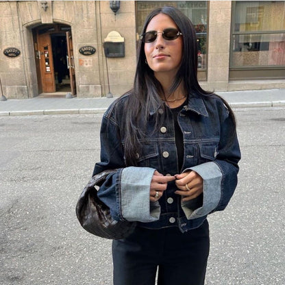 Damen Frühjahrssatz mit Cropped-Jacke und Hose