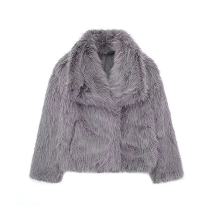 Macy | Luxuriöse Kunstfell-Jacke – Stilvoll, Kuschelig und Zeitlos Zendoo.de