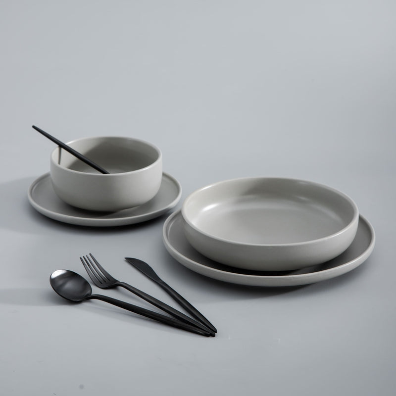 Edelstahl Besteck Set Modern Einfach Elegant