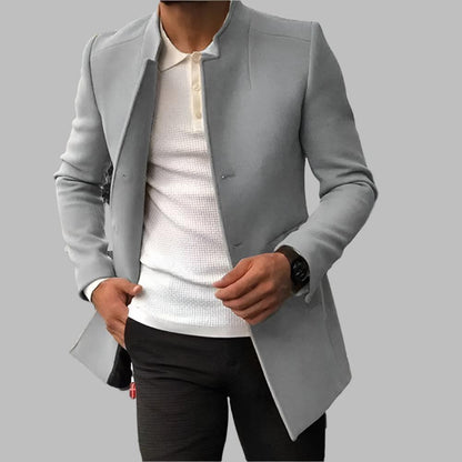 Herren Wollmantel Warm Elegant Winter