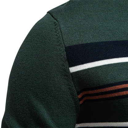 Herren Strickpullover Reißverschluss Modern Warm