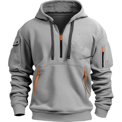 Pullover mit Halb-Reißverschluss - Isaac
