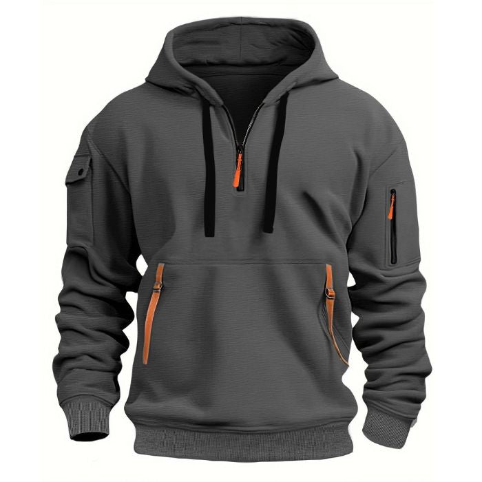 Pullover mit Halb-Reißverschluss - Isaac