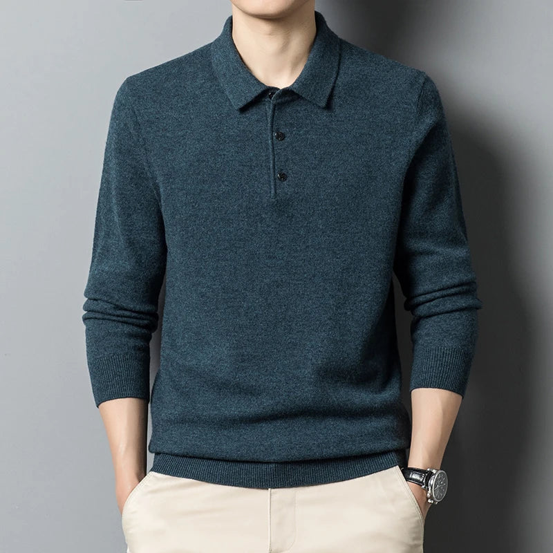 Herren Polo Pullover Hochwertig Qualität - BerlinGlamour