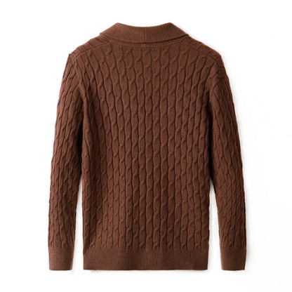 Herren Strickjacke Klassisch Elegante Qualität