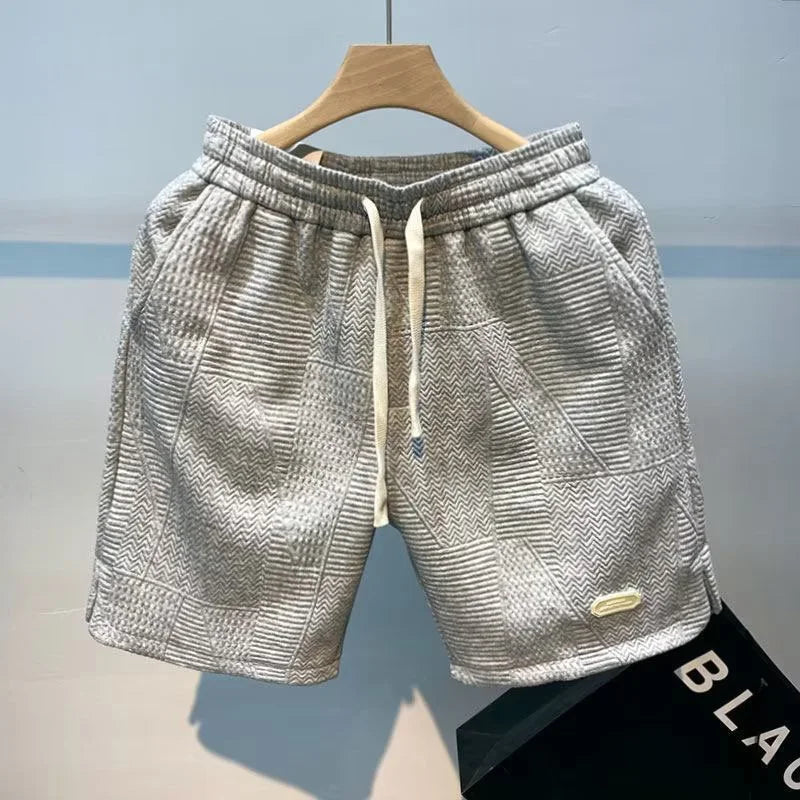 Herren Shorts Herringbone Freizeit Kurz