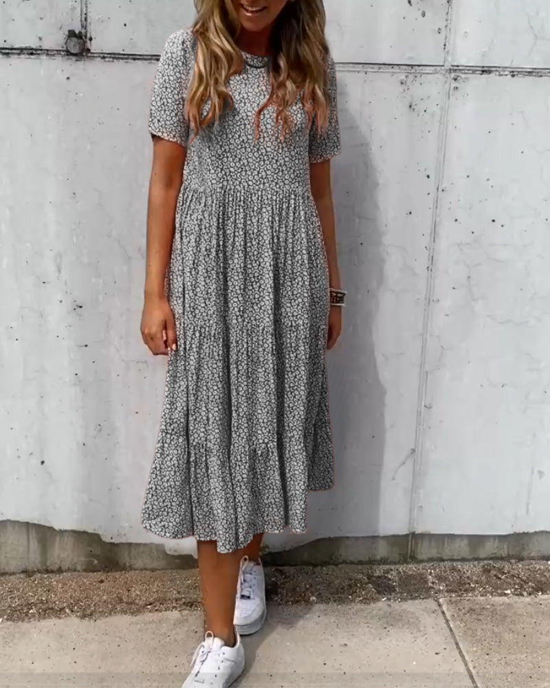 Iliana - Casual Flower Print