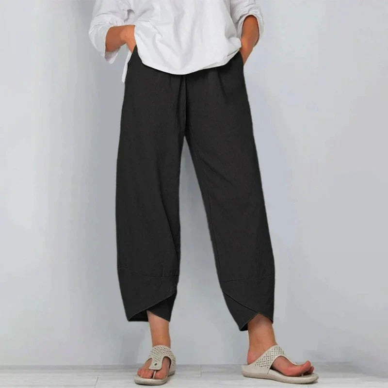 Damenhose Elegant Zeitlos Schwarze Hose
