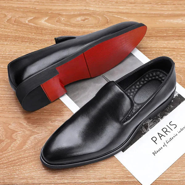 Herren Hausschuhe Rot Boden Stilvoll Warm