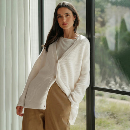Großer Cardigan Damen Oversized Warm
