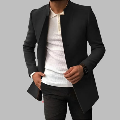 Herren Wollmantel Warm Elegant Winter