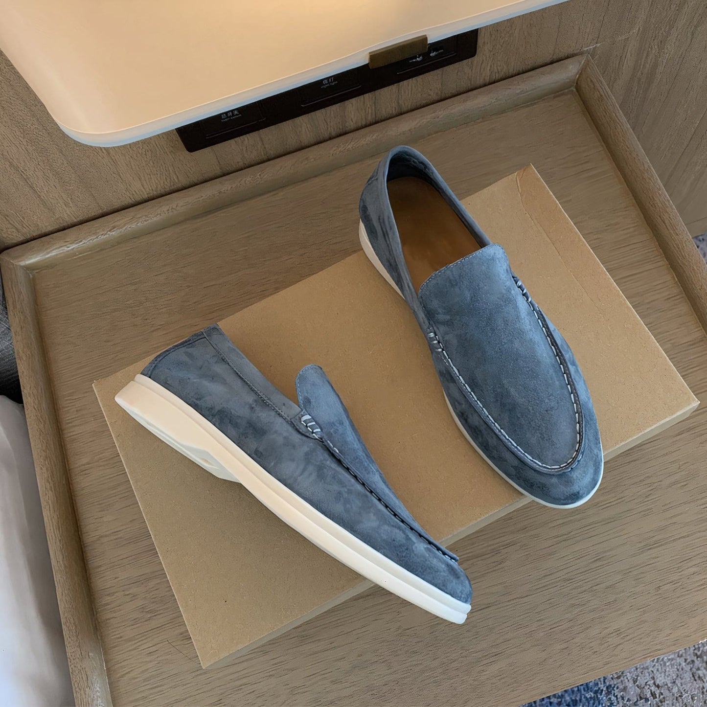 Herren Slip-On Loafers Minimalistisch Frühling Schuhe