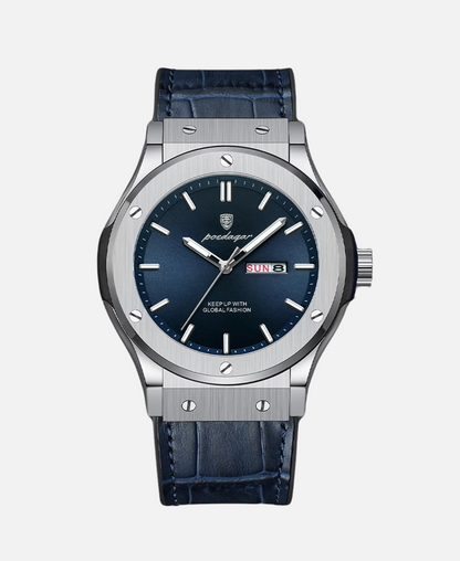 Herrenuhr Klassisch Leder Armband Elegante Design - BerlinGlamour
