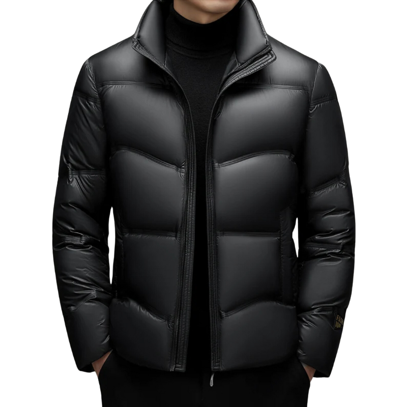Herren Winterjacke Warm Daunenfüllung Wasserdicht - BerlinGlamour