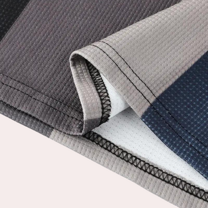 Herren Polo-Shirt atmungsaktiv Sportlich Elegant Reißverschluss