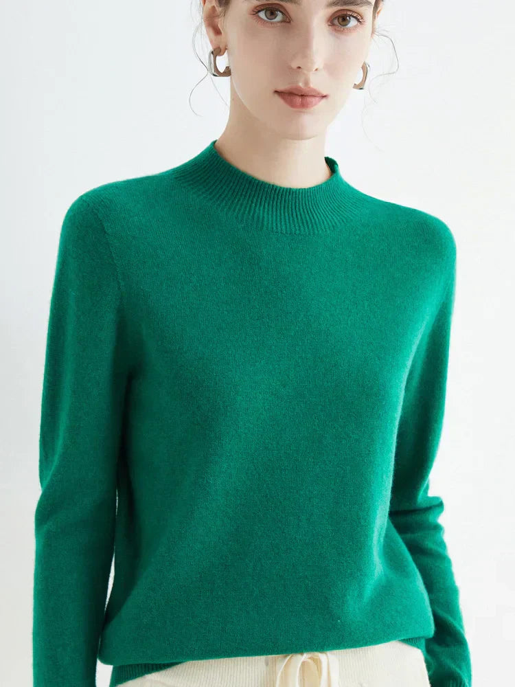 Damen Pullover Elegent Langarm Stilvoll - BerlinGlamour