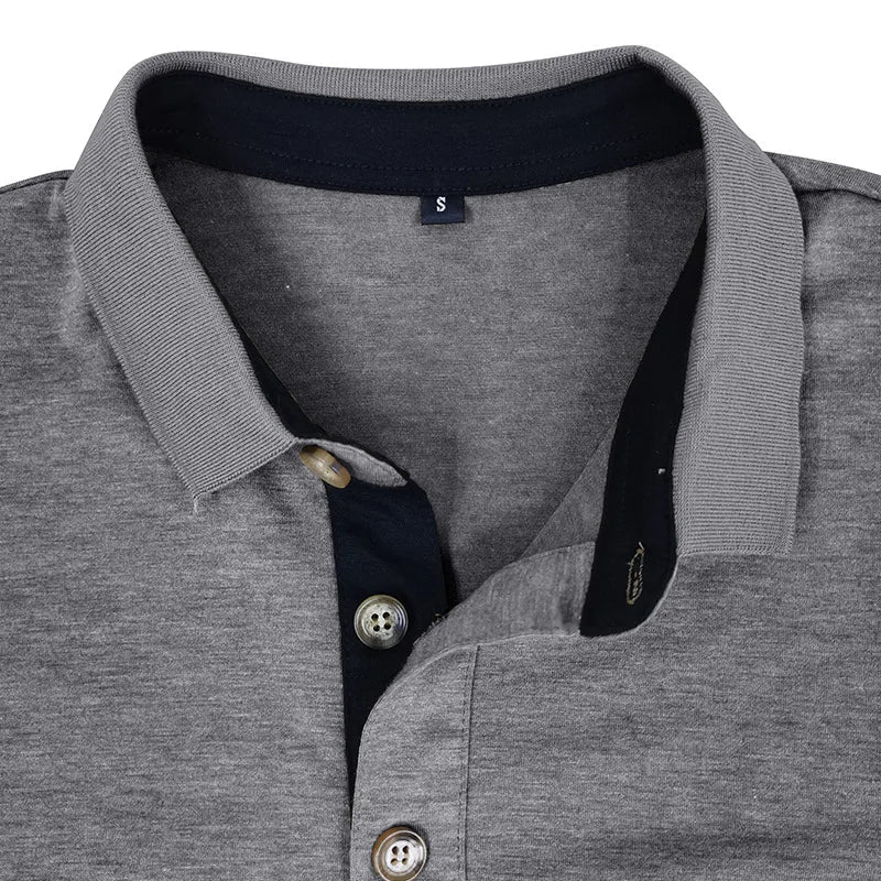 Herren Langarmhemd Klassisch Slim Fit