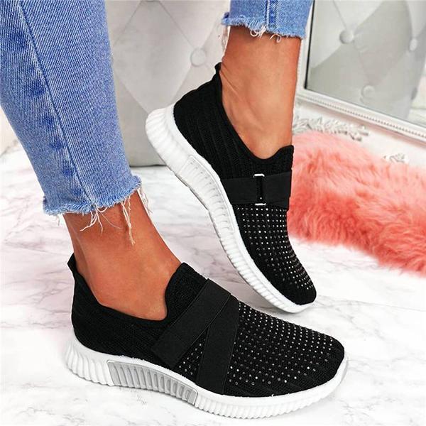 Damen Laufschuhe Bequem Atmungsaktiv Sport Schuhe