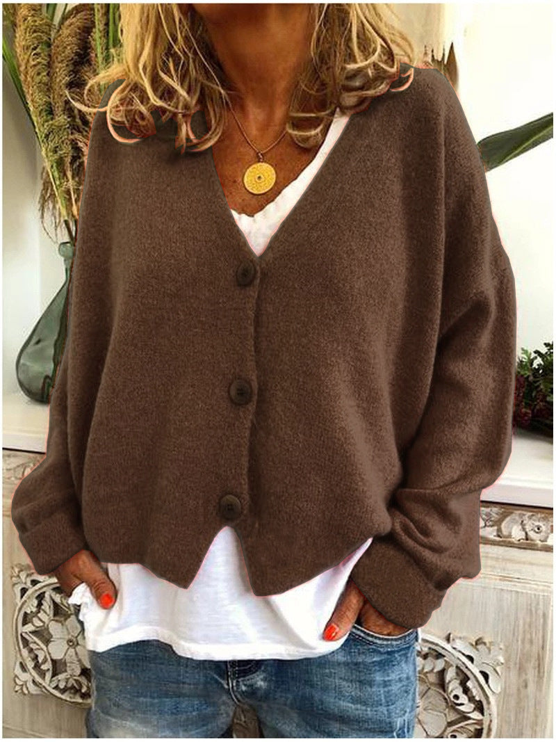Chic Damen Strickjacke Langärmlig Modern