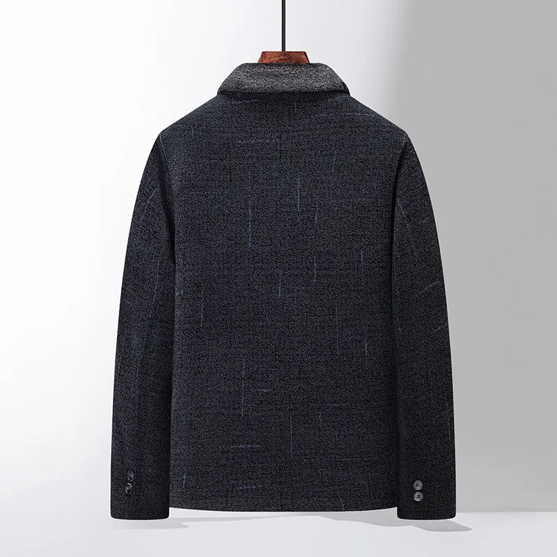 Herren Wollmantel Klassisch Elegant Warm