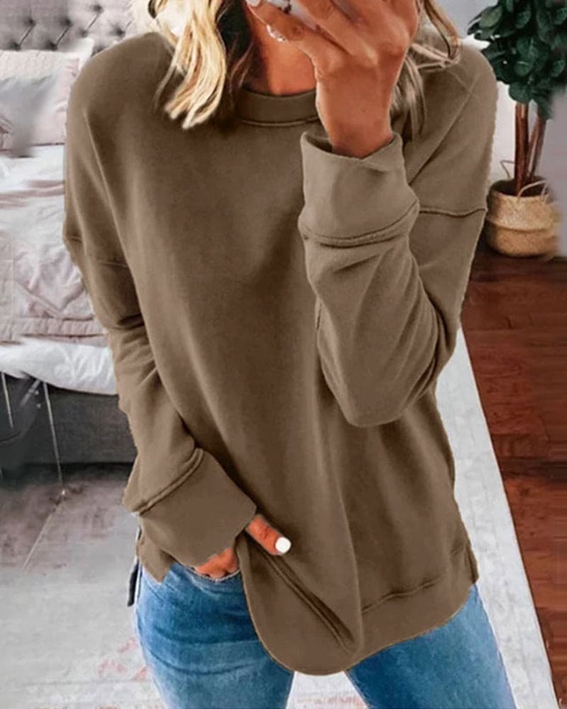 Weiches Damen Sweatshirt Bequem Komfortabel