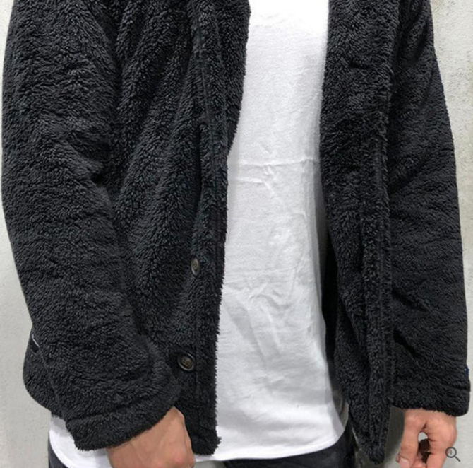 Herren Fleece Pullover Kapuzenjacke Warm - BerlinGlamour