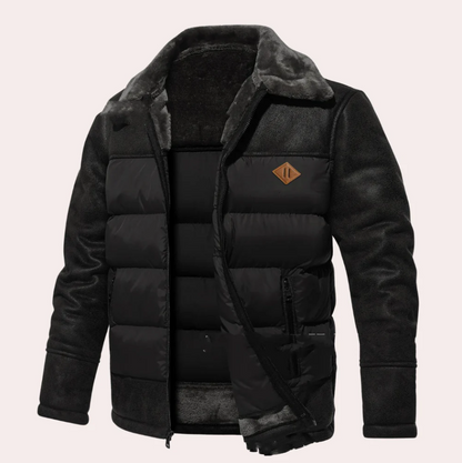 Herren Winterjacke Warm Kuschelig Wasserdicht