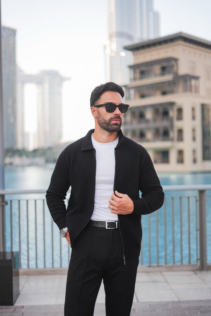 Herren Strickjacke Kaschmir Weich Elegant