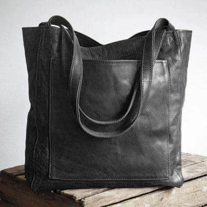 Elegante Leder Handtasche Damen Berlin Style