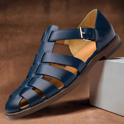Elegante Herren Ledersandalen Komfortabel Sommer