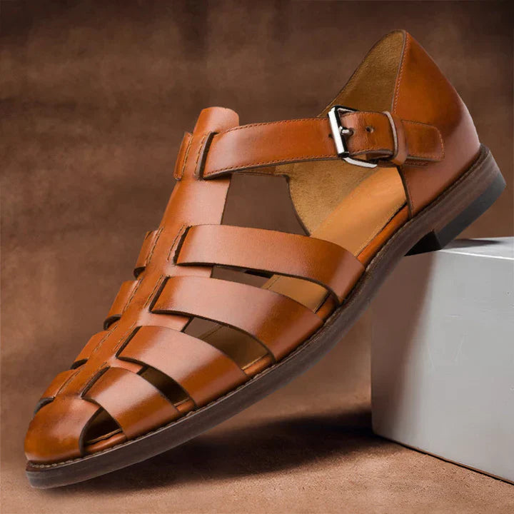 Elegante Herren Ledersandalen Komfortabel Sommer