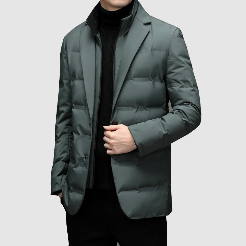 Herren Parka Jacke Warm Isoliert Premium Qualität