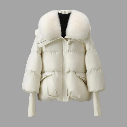 Daunenjacke Puffer Winterjacke Warm Damen