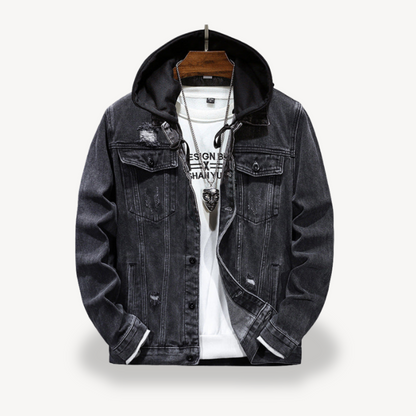 Jeans-Kapuzenjacke für Herren | Loravelle 1