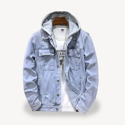 Jeans-Kapuzenjacke für Herren | Loravelle 2