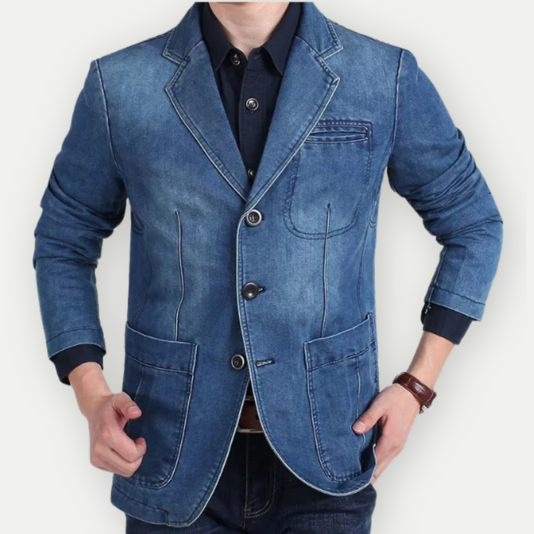 Herrenblazer Slim Fit mit Knöpfen - BerlinGlamour