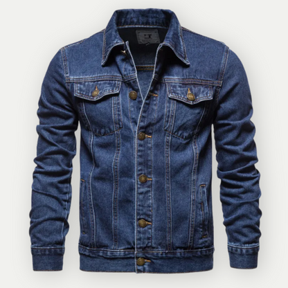 Jeansjacke – Lässige Slim-Fit-Jeansjacke für Herren-Chaps Herrenmode