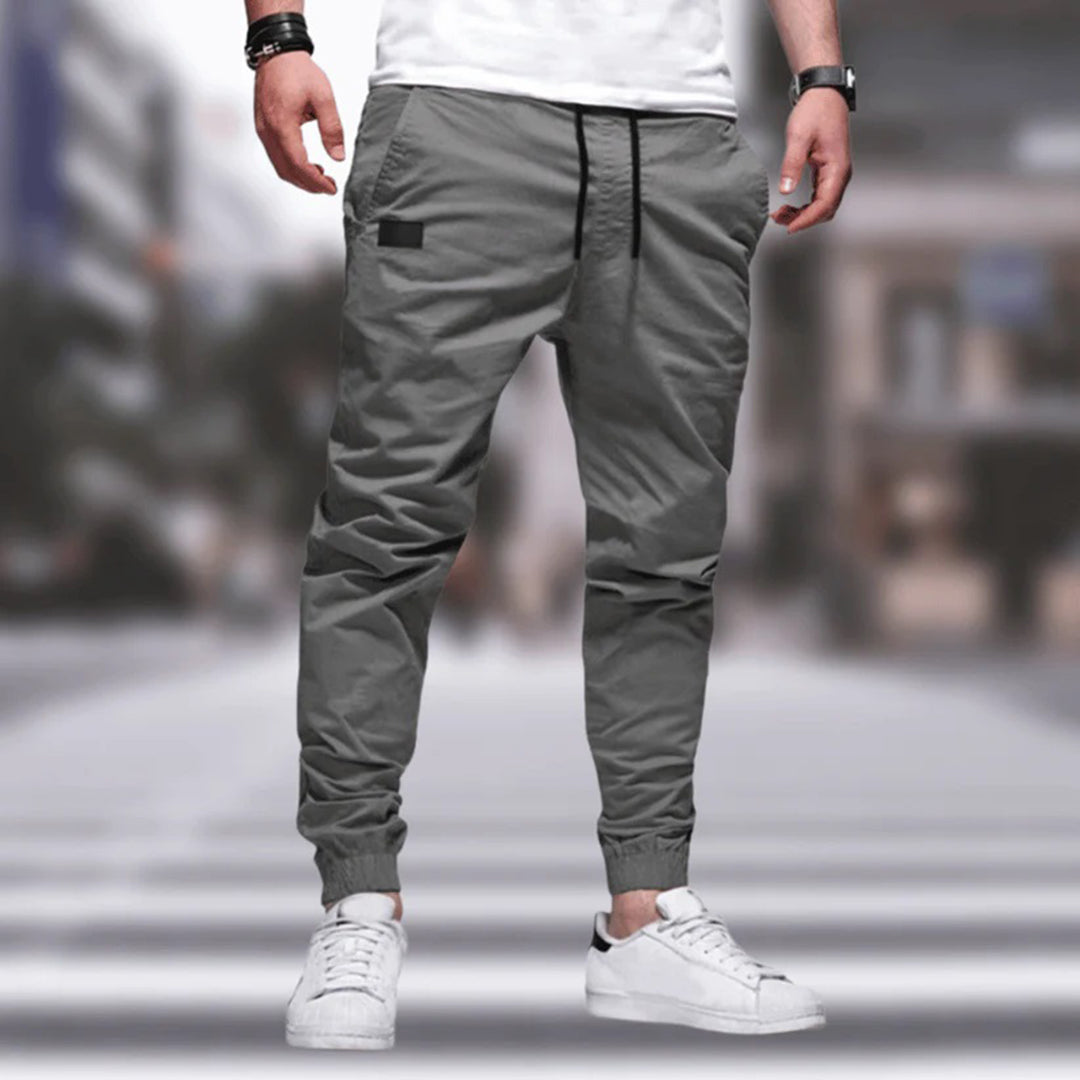 Herren Jogger Slim Fit Cargohose Kordelzug - BerlinGlamour