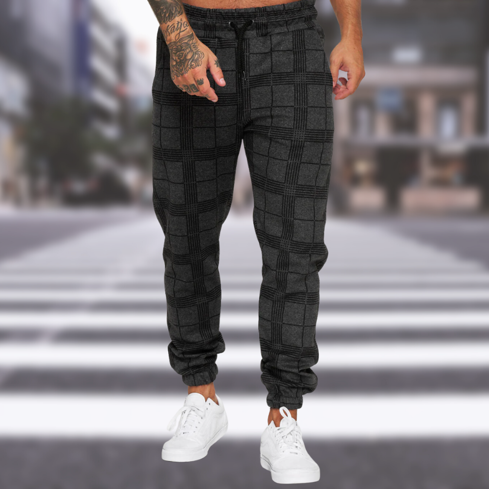 Herren Jogger Hose Elastisch Kordelzug - BerlinGlamour