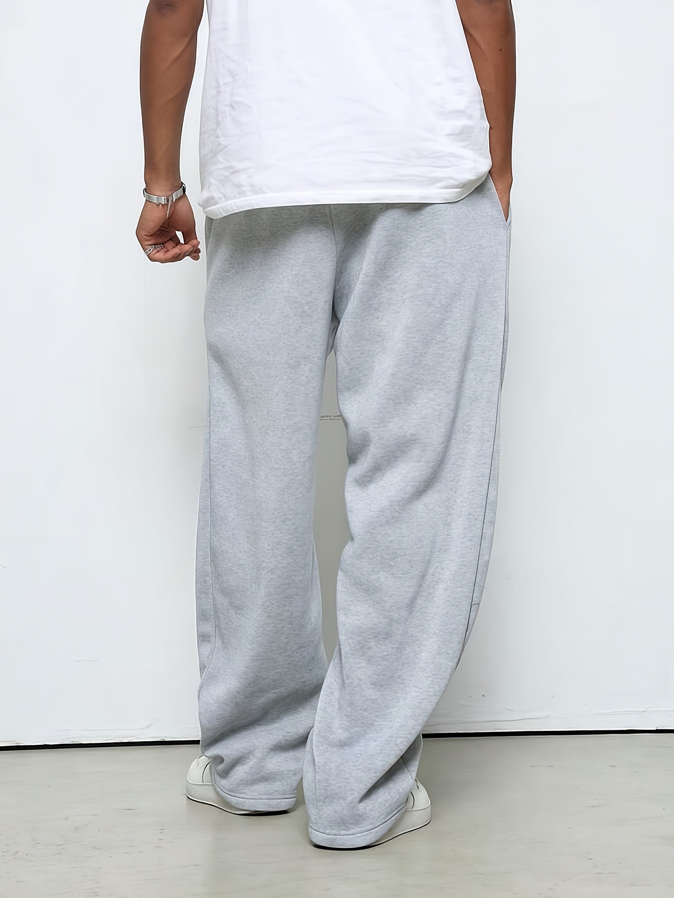 Jogger mit geradem Bein | Baggy | Kordelzug | Sweatpants | Jogger für Männer-Chaps Herrenmode
