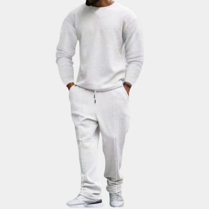Herren Jogginganzug Set Langarm Sweatshirt Hose - BerlinGlamour