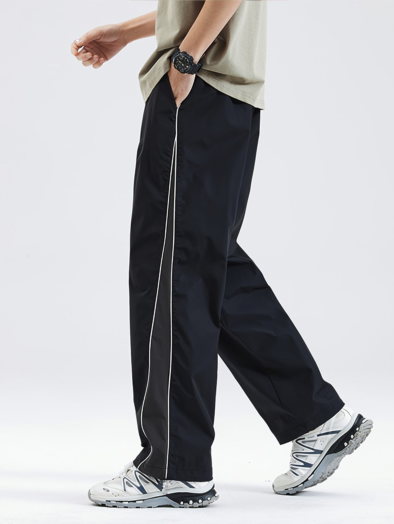 Jogginghose – Herren-Jogginghose mit Kordelzug und lockerer Passform-Chaps Herrenmode