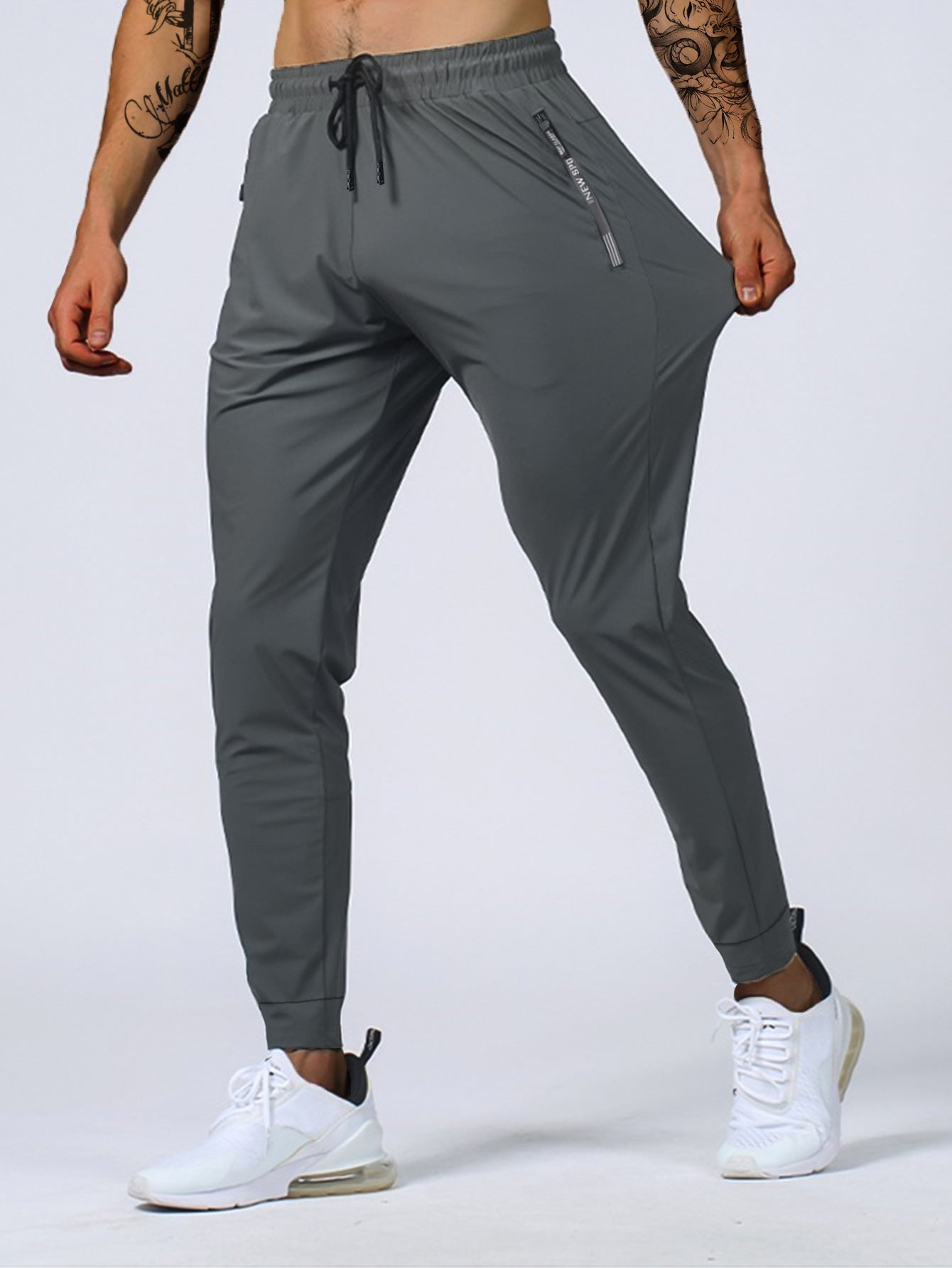 Skinny Jogginghose Männer Kordelzug Sport - BerlinGlamour