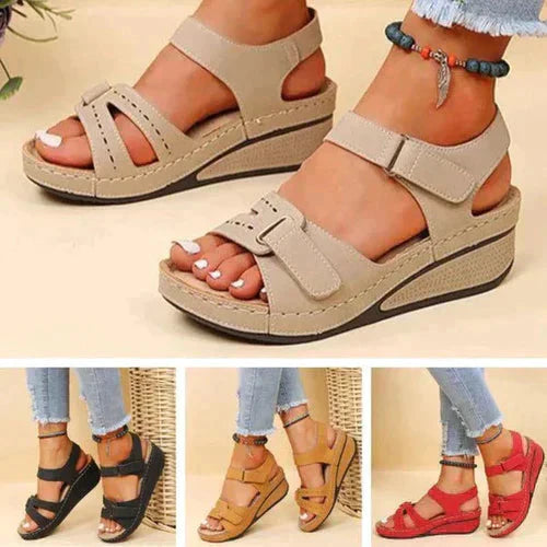 Bequeme Damen Sandalen Orthopädische Sandalen Sommer