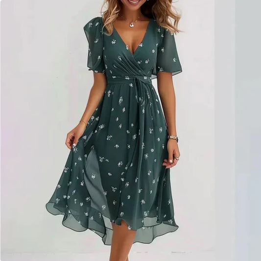 Kleid für Damen mit V-Ausschnitt von Juliane