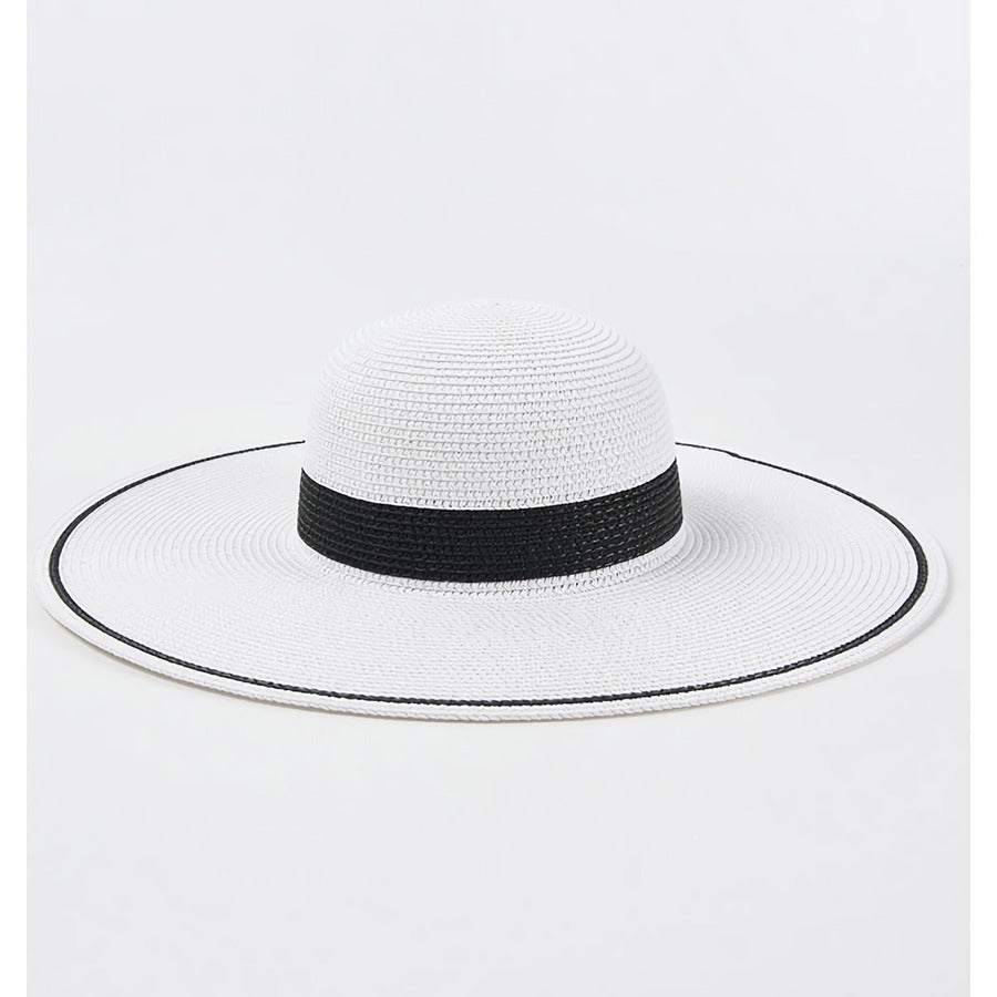 Eleganter SonnenhutVintage Strohhut Damen