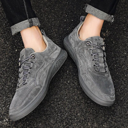 Herren Sneaker Sport Wildleder Schuhe