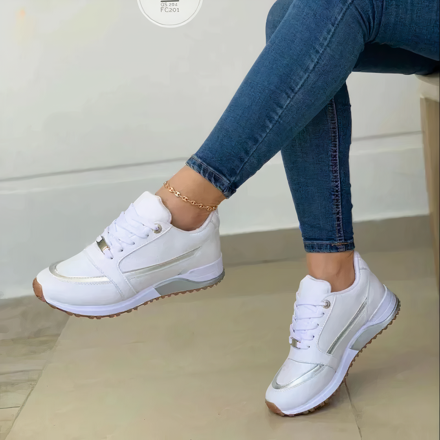 Orthopädische Turnschuhe Hohe Mode Damenschuhe Bequem