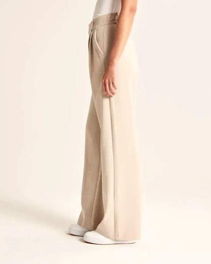Damenschuhe passen nicht, es ist eine Hose: Damen Weite Bein Jeanshose